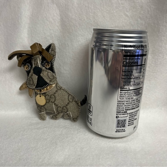 GUCCI FRENCH BULLDOG KEYCHAIN Leroy Guccioli Dog Frenchie Monogram Charm - Picture 11 of 15